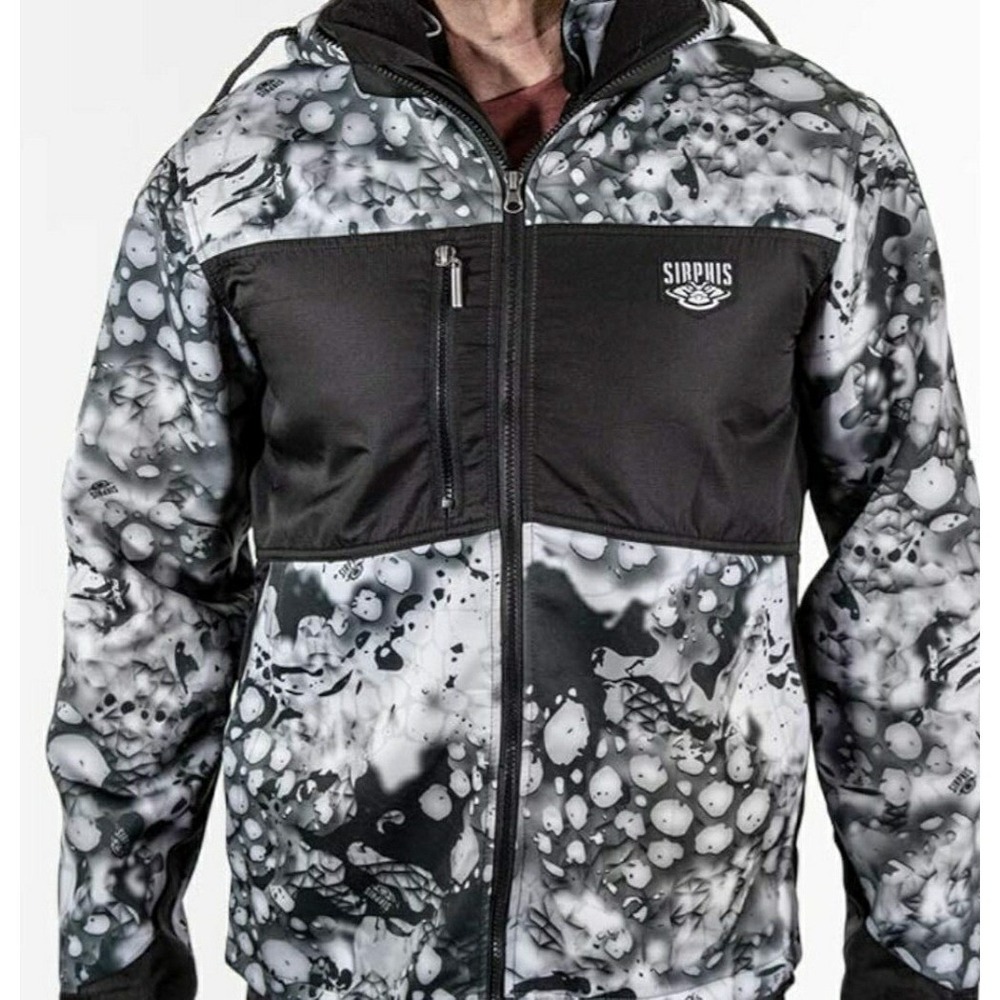 Pulse by Sirphis‎ 3-in-1 Convertible Jacket Men's XXL Blizzard Print Waterproof